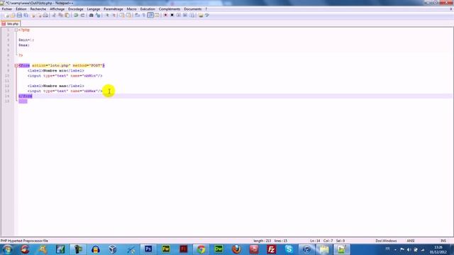 Créer un random PHP смотреть онлайн