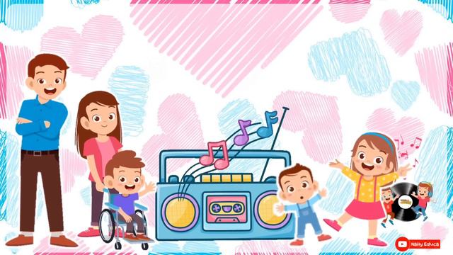 MI FAMILIA 🎶👨👩👦👦🎶 - Canción con pictogramas смотреть онлайн