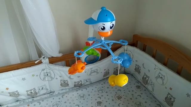Детский мобиль. Каруселька в кроватку. Модуль музыкальный. смотреть онлайн
