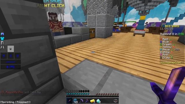 Челлендж БЕЗ ЗАЩИТЫ КРОВАТИ в БЕД ВАРС! СЛОЖНЫЙ ЧЕЛЛЕНДЖ [Hypixel Bed Wars Mini-Game Minecraft] смотреть онлайн