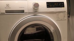 Washing Machine start. Vaskemaskin start, Electrolux Steamsystem