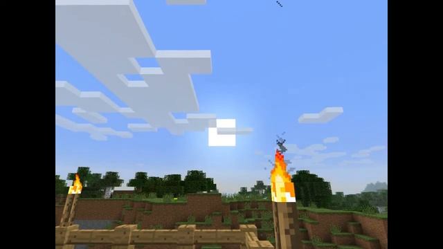 Mini Time Laps[Minecraft]Рассвет,Закат