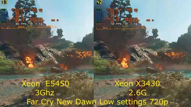 Xeon E5450  Vs I3 540 Vs Xeon X3430@2.6Ghz + GTX 750ti  Low-High Settings 1080p In 27 Games