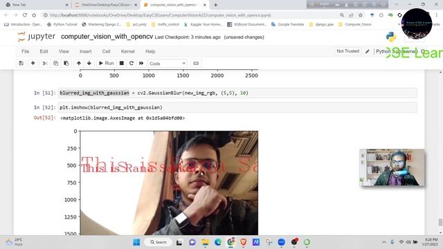 18. Computer Vision A2Z | How do you blur an image in Gaussian in Computer Vision смотреть онлайн