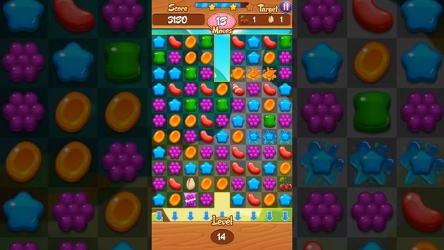Jelly Crush Match 3 - Android Gameplay Walkthrough Part 6 - Level 14 смотреть онлайн