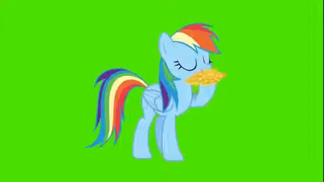 Футаж пони кушает кукурузу смотреть онлайн