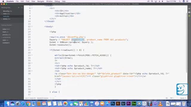 Ajax SweetAlert for Live Data Deleting Rows in with PHP MySQL Ajax смотреть онлайн