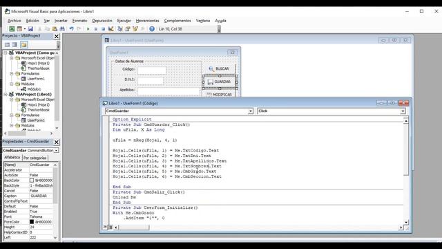 ? Como hacer una base de datos | Buscar, Guardar, Modificar y Eliminar ? смотреть онлайн