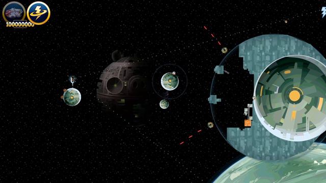 Angry Birds Star Wars - DEATH STAR 2 Level "1-10" Walkthrough смотреть онлайн