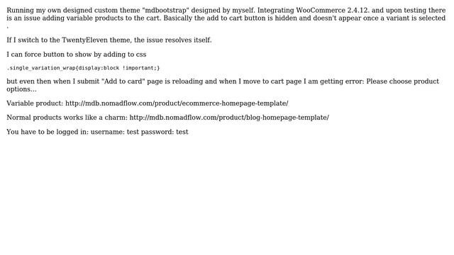 Wordpress: Woocommerce Variable Product - Please choose product options... (3 Solutions!!) смотреть онлайн