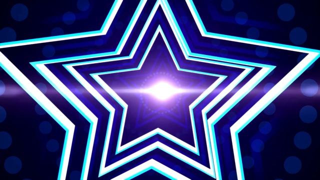 4K Abstract Neon Light Star Tunnel LED Motion Background || VJ Motion Loop || Royalty free video смотреть онлайн
