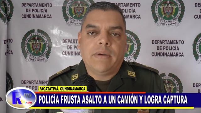 POLICÍA DE FACATATIVÁ FRUSTRA ASALTO A UN CAMIÓN смотреть онлайн