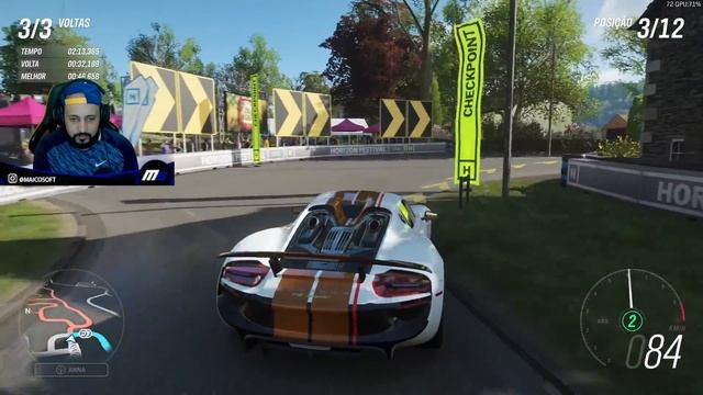 TUNANDO E ACELERANDO UMA PORSCHE 918 DE DRIFT NA CHUVA!! FORZA HORIZON смотреть онлайн