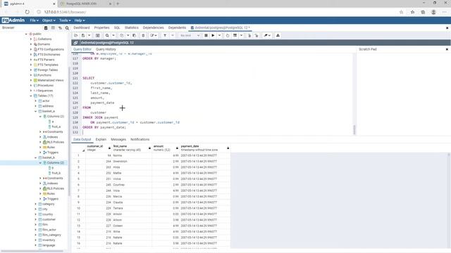 PostgreSQL Aula05 - Juntando Várias Tabelas (2/3) смотреть онлайн