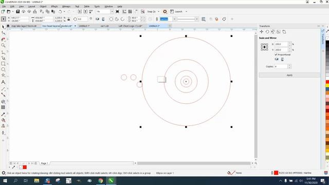 Corel Draw Tips & Tricks Transformation Docker Scale Object смотреть онлайн