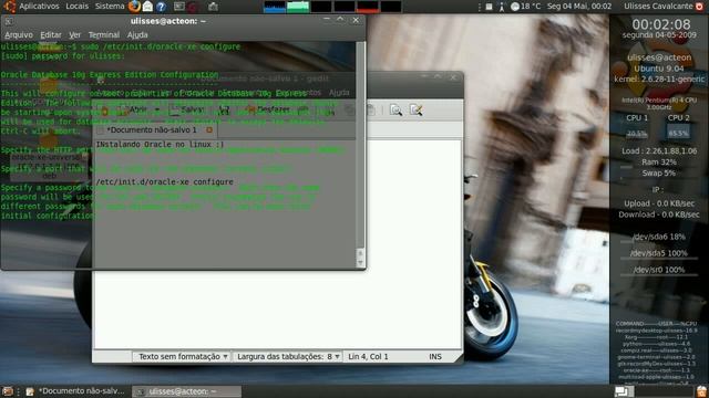 Oracle 10G no linux Instalção e Configuração. смотреть онлайн
