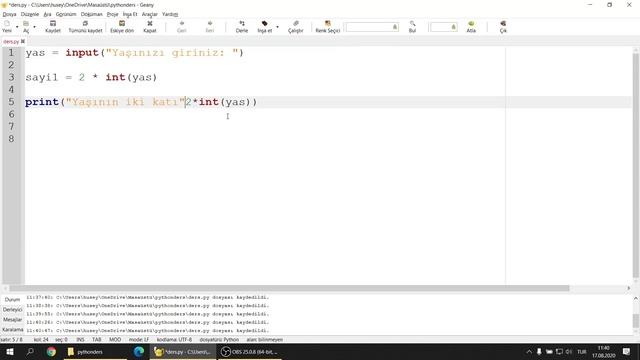 Python Giriş Dersleri - Input almak ve format() смотреть онлайн