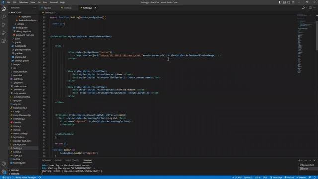 Mobile Application Development | React Native | React Chat | Home Page смотреть онлайн