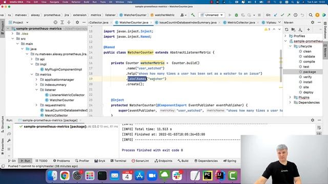 Prometheus Exporter Pro 3+: создаем метрику, которая рассчитывается из лисенера. смотреть онлайн