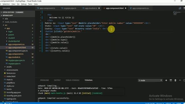 Angular Interview : Angular- Template Reference Variable смотреть онлайн
