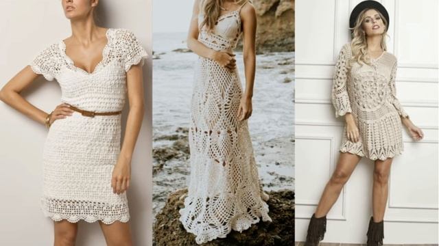 ?ВЯЗАНЫЕ ПЛАТЬЯ КРЮЧКОМ И СПИЦАМИ ЛЕТО 2023-2024?ПРИМЕРЫ И ИДЕИ ДЛЯ ВДОХНОВЕНИЯ смотреть онлайн