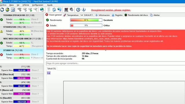 Cómo saber el Tiempo de Vida que le queda a tu Disco Duro y Reparar sus sectores dañados✅ | HDD SSD смотреть онлайн