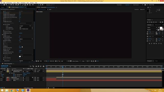 Apple animation tutorial - Text Disintegration / Intention part 5 смотреть онлайн