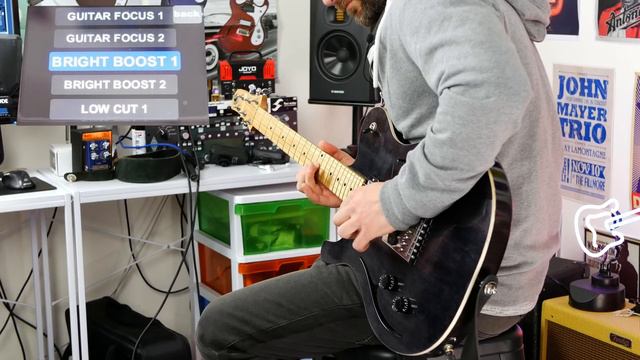 Fender Mustang GT-100 Global EQ Settings (Better Mics) & Live Sample смотреть онлайн