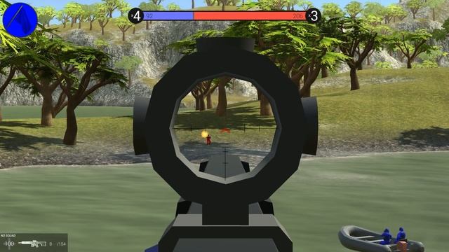 едем в саседние селро на бтр в игре Ravenfield 2 часть смотреть онлайн