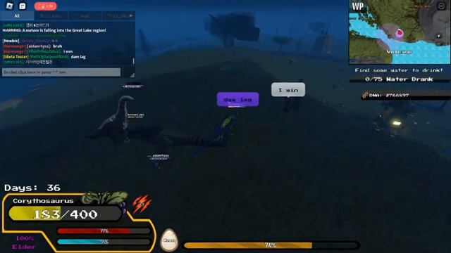 Friendly 1v1 with a rex using cory 2 | ROBLOX: Dinosaur Arcade смотреть онлайн