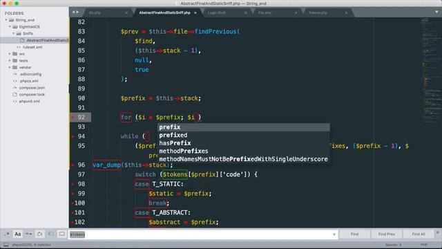 PHP String Class 19: Enhancing Coding Style Cont., creating a custom standard смотреть онлайн