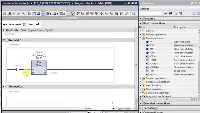 Timer instructions in PLC - Generate On Delay Timer (TON) смотреть онлайн