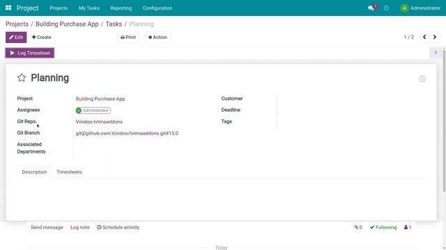 Odoo Apps - Git Project Management | Odoo 15 смотреть онлайн