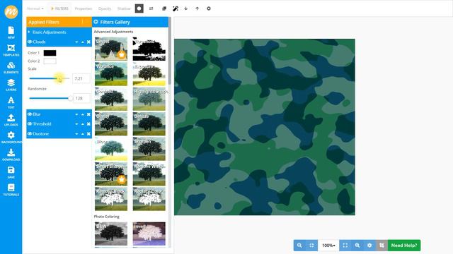 How to Make a Camo Pattern | ONLINE FREE CAMOUFLAGE GENERATOR смотреть онлайн