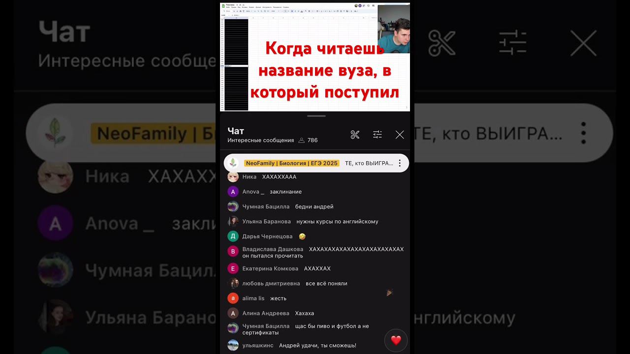 тгк NeoFamily | Биология #биология #егэбиология смотреть онлайн