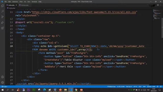 PHP Ders 199 PostgreSQL Date (Tarih) Veri Türü смотреть онлайн