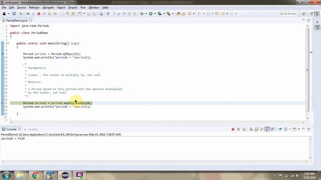 How to use multipliedBy method of Period Class? | Java 8 Date and Time смотреть онлайн