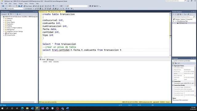 Sql Server Alias de Columnas Alias de Tablas смотреть онлайн