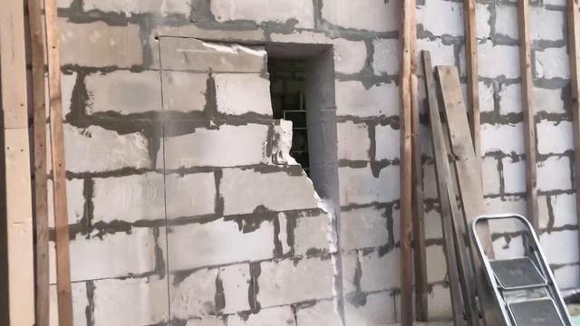 Как сделать проем в стене из газобетона?! смотреть онлайн