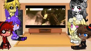 FNAF reacts to Our Little Horror Story and Your Going Down