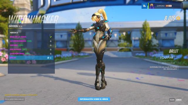 Widowmaker Nova Spotlight Overwatch (Intros,Emotes,Poses) смотреть онлайн