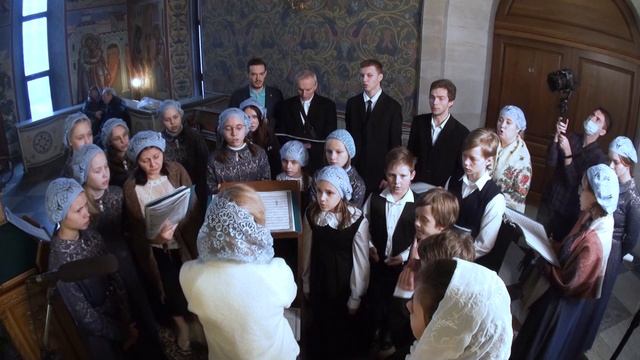 2021.12.04 ВВедение. Херувимская песнь в исполнении детского хора воскресной школы "Радовесть" смотреть онлайн