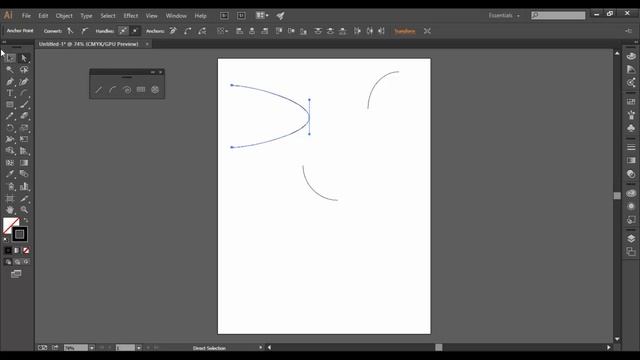 Adobe Illustrator CC Arc Tool смотреть онлайн