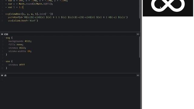 SVG ∞ loader (no JS, cross-browser, minimal code) смотреть онлайн
