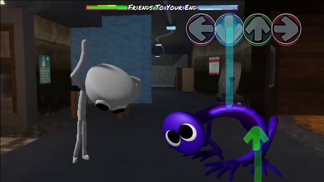 FNF 3D Purple Vs Different Characters Rainbow Friends | Friday Night Funkin Mod Roblox смотреть онлайн