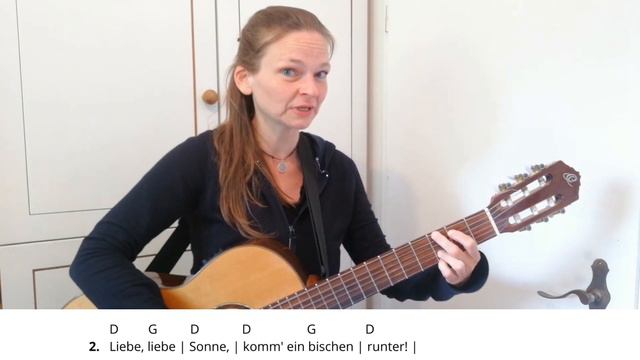 Liebe, liebe Sonne - mit Akkorde zum mitspielen смотреть онлайн