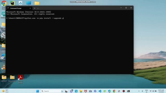 How to upgrade pip latest version in windows 10,11 | pip upgrade in python #python смотреть онлайн