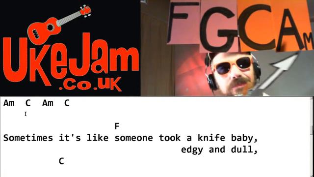 Ukejam Sunday 11th October 8pm BST LIVE Chords & lyrics on screen смотреть онлайн