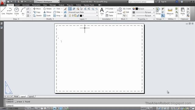 AutoCAD 2012 Introduction Training-1504 Creating layout смотреть онлайн