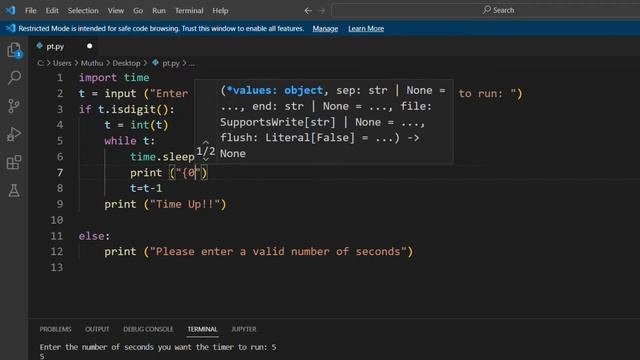 Timer App With Python- Countdown timer with Python- Python for beginners- Python Projects смотреть онлайн